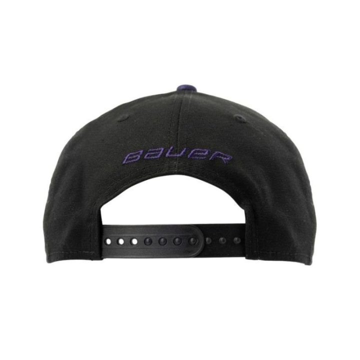 Kepurė su snapeliu Bauer NE Twotone OG 9Fifty, juoda ir violetinė