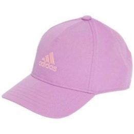Moteriška medvilninė kepurė su snapeliu adidas, violetinė