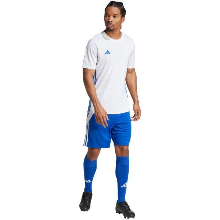Vyriški rungtynių marškinėliai adidas Tabela 23 Jersey, balti ir mėlyni