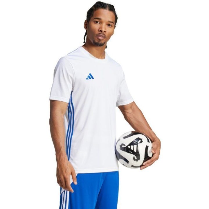 Vyriški rungtynių marškinėliai adidas Tabela 23 Jersey, balti ir mėlyni