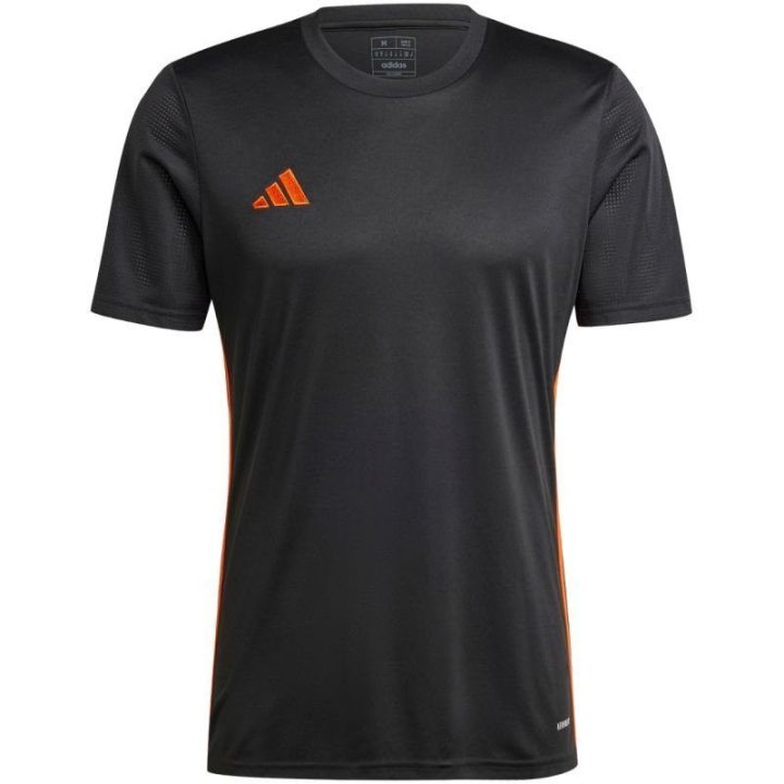 Vyriški marškinėliai adidas Tabela 23, juodi ir oranžiniai