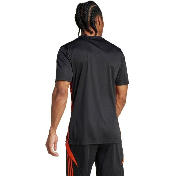 Vyriški marškinėliai adidas Tabela 23, juodi ir oranžiniai