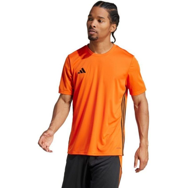 Vyriški sportiniai marškinėliai adidas Tabela 23, oranžiniai ir juodi