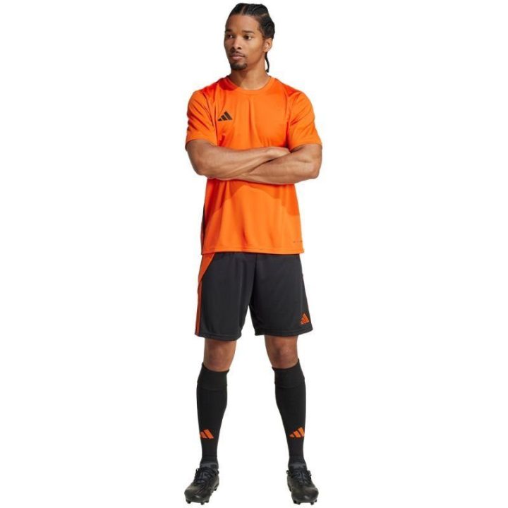Vyriški sportiniai marškinėliai adidas Tabela 23, oranžiniai ir juodi