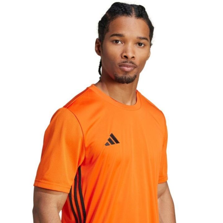 Vyriški sportiniai marškinėliai adidas Tabela 23, oranžiniai ir juodi