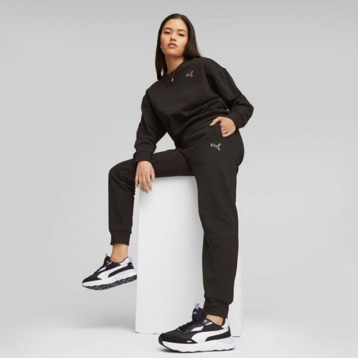 Moteriškos medvilninės sportinės kelnės Puma Better Essentials