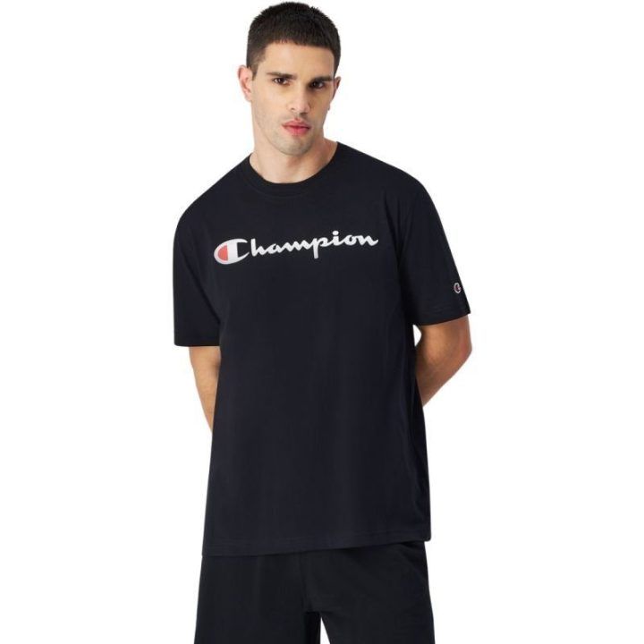Vyriški medvilniniai marškinėliai su dideliu logotipu Champion SS Tee