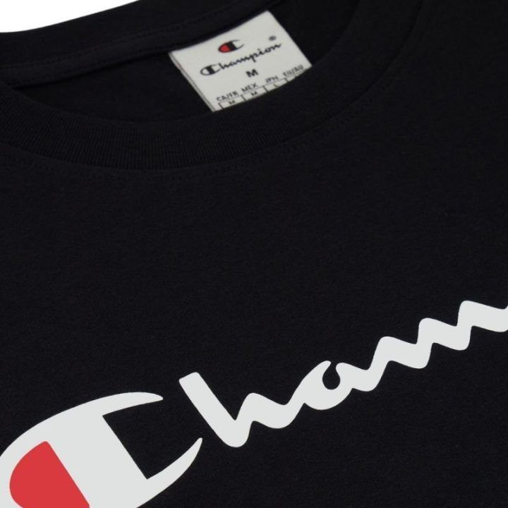 Vyriški medvilniniai marškinėliai su dideliu logotipu Champion SS Tee