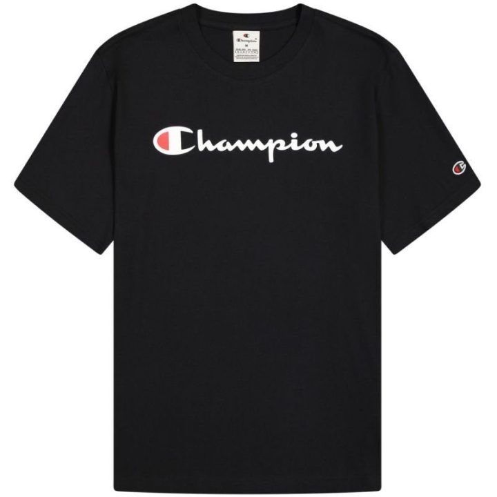 Vyriški medvilniniai marškinėliai su dideliu logotipu Champion SS Tee