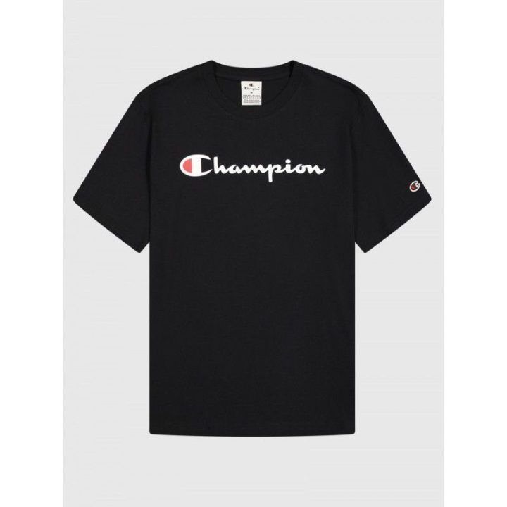 Vyriški medvilniniai marškinėliai su dideliu logotipu Champion SS Tee