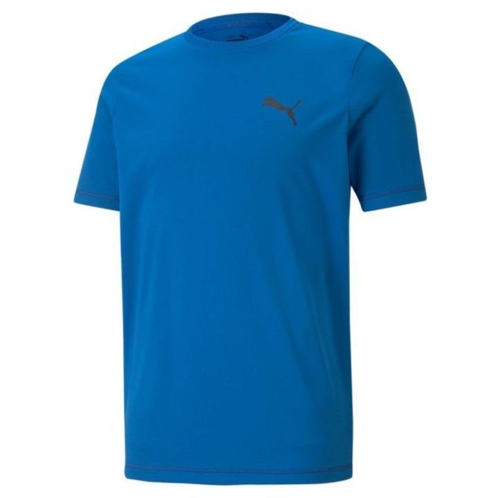 Vyriški įprasto kirpimo marškinėliai Puma Active Small Logo, mėlyni