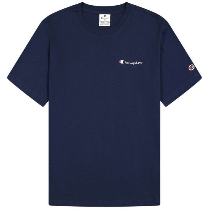 Vyriški marškinėliai Champion SS Tee 220264, tamsiai mėlyni