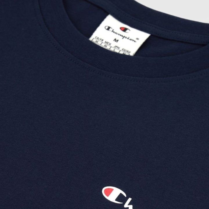 Vyriški marškinėliai Champion SS Tee 220264, tamsiai mėlyni