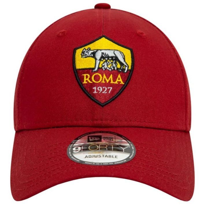 Kepurė su snapeliu New Era 9FORTY AS Roma, raudona