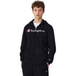 Vyriškas džemperis su gobtuvu Champion Full Zip, juodas