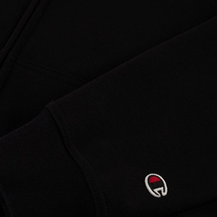 Vyriškas džemperis su gobtuvu Champion Full Zip, juodas