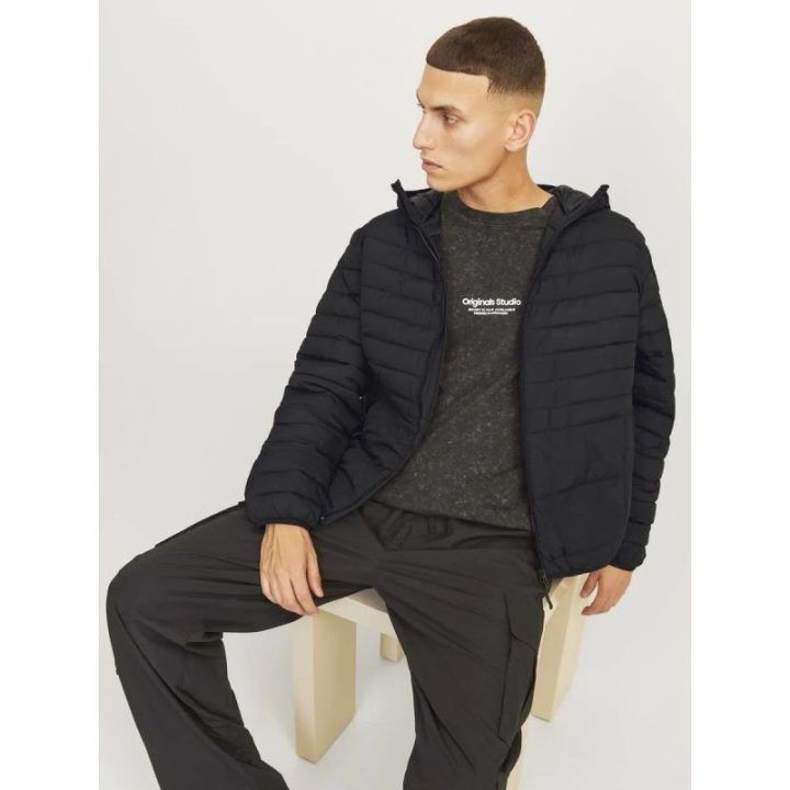 Vyriška dygsniuota striukė su gobtuvu Jack & Jones Jjestate