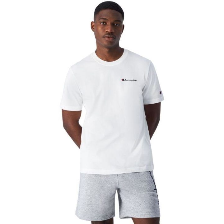 Vyriški medvilniniai marškinėliai Champion SS Tee 220264, balti
