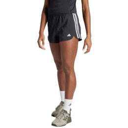 Moteriški aukšto liemens šortai adidas Pacer Training, juodi