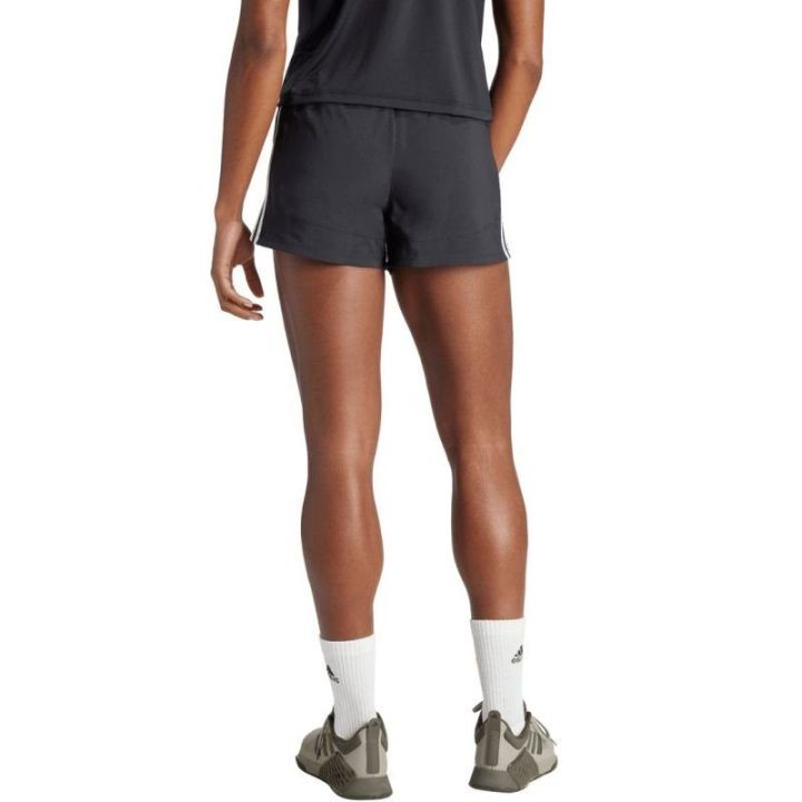 Moteriški aukšto liemens šortai adidas Pacer Training, juodi
