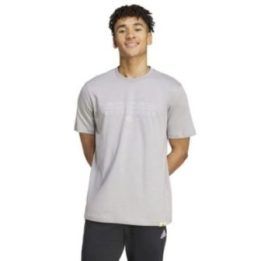 Vyriški medvilniniai marškinėliai adidas Tech Linear Graphic, pilki
