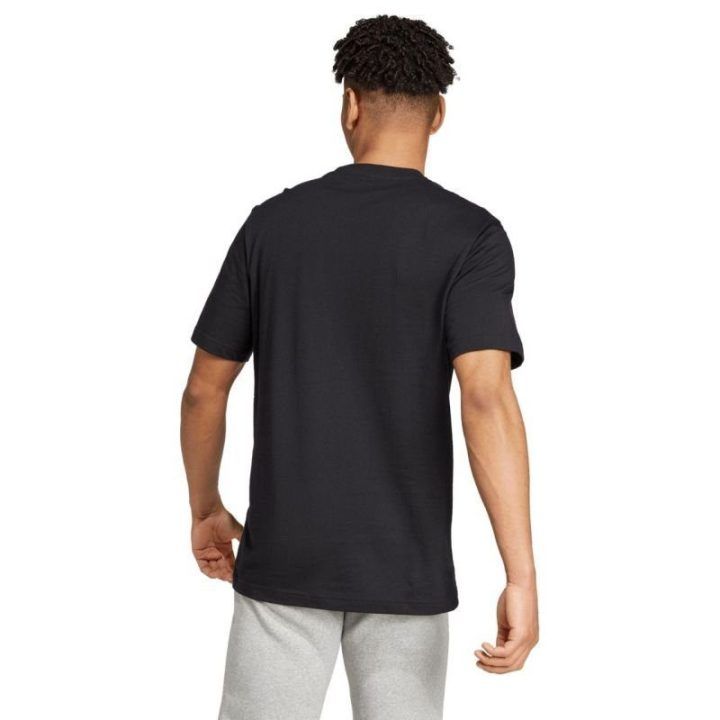 Vyriški medvilniniai marškinėliai adidas Tech Linear Graphic, juodi