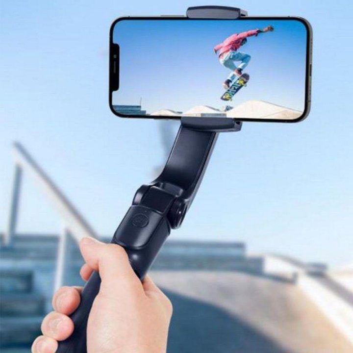 Asmenukių lazda su gimbalu ir trikoju Spigen S610W, juoda