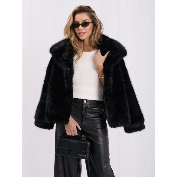 Moteriškas dvipusis viskozės megztinis Italy Moda, kreminis