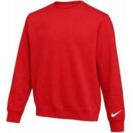 Vaikiškas džemperis su fliso vidumi Nike Park 26 Fleece Crew, raudonas