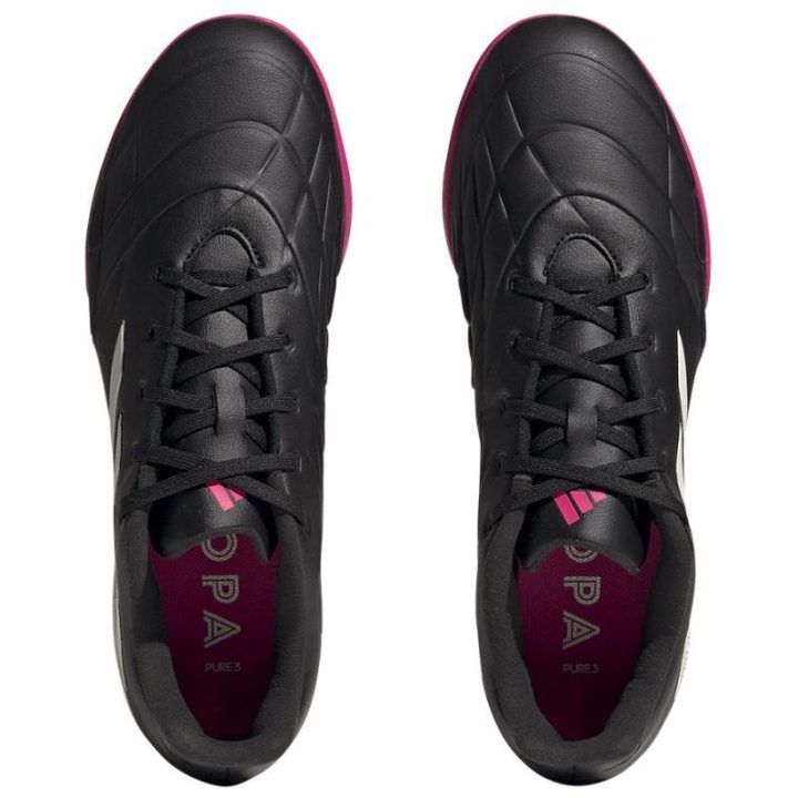 Vyriški futbolo bateliai su dygliais adidas Copa Pure.3, juodi