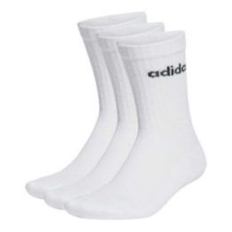 Uniseks kojinės adidas Linear Crew, 3 poros, baltos