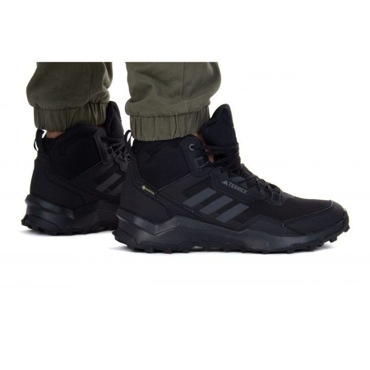 Vyriški aukšti žygio batai adidas Terrex AX4 Mid GTX, juodi