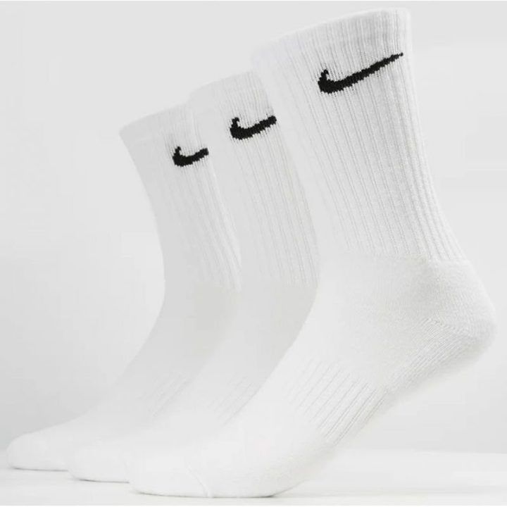 Vyriškų kojinių komplektas Nike Everyday Lightweight Crew, 3 poros, baltos