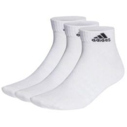 Uniseks trumpos kojinės adidas Thin and Light, 3 poros, baltos