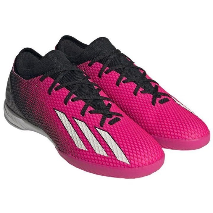 Vyriški salės futbolo bateliai adidas X Speedportal.3, rožiniai ir juodi