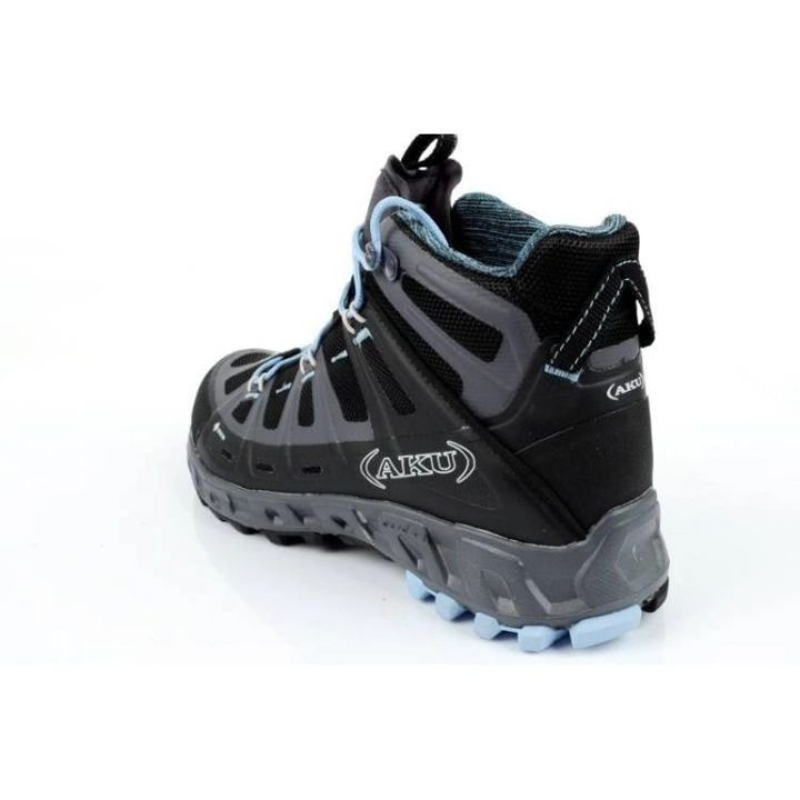 Moteriški žygio batai vidutiniu aulu AKU Selvatica GTX, juodi