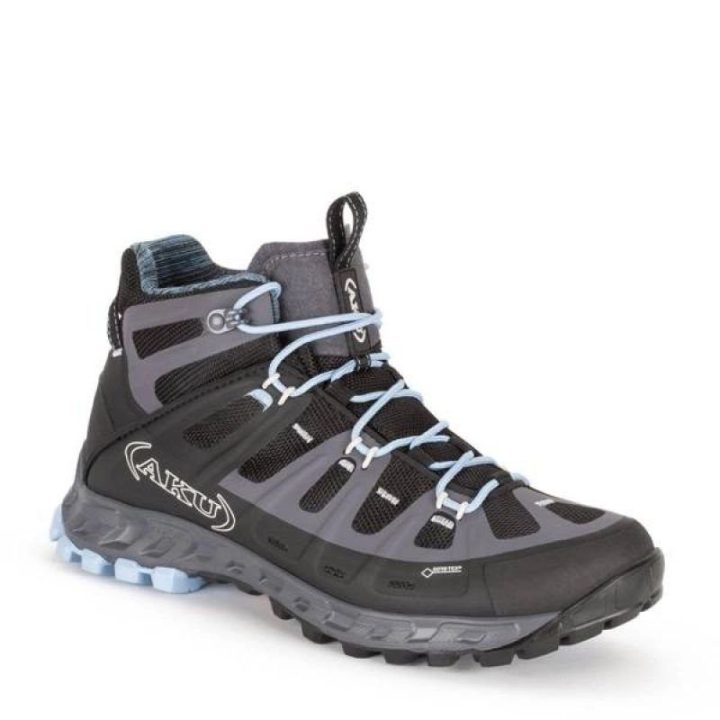 Moteriški žygio batai vidutiniu aulu AKU Selvatica GTX, juodi