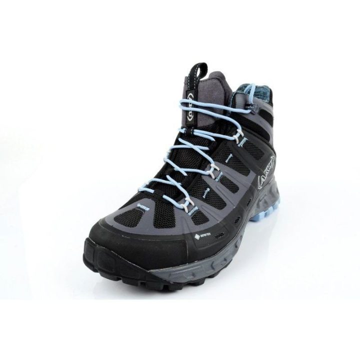 Moteriški žygio batai vidutiniu aulu AKU Selvatica GTX, juodi