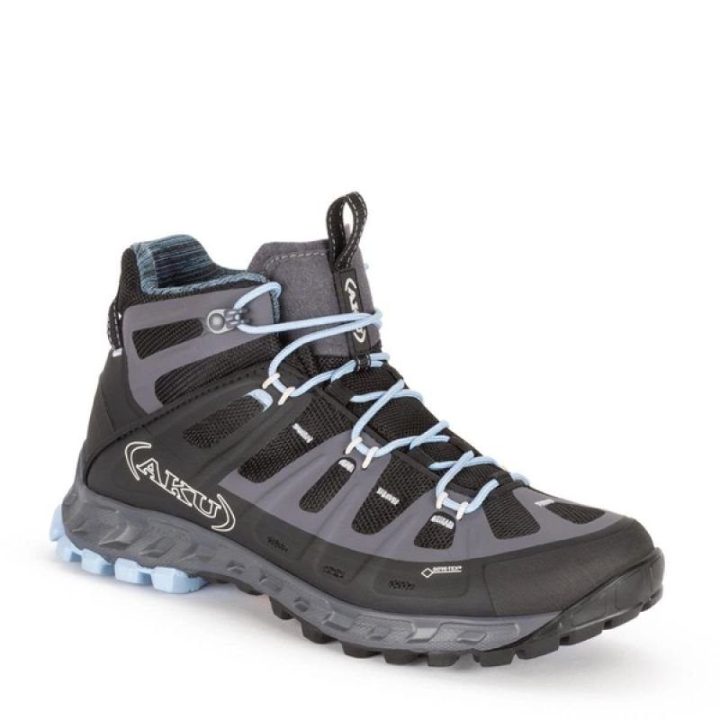 Moteriški žygio batai vidutiniu aulu AKU Selvatica GTX, juodi