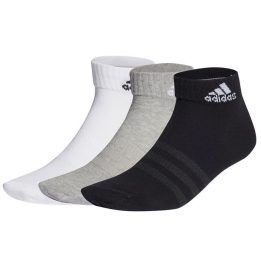 Uniseks trumpų kojinių komplektas adidas Thin and Light, 3 poros, įvairiaspalvis