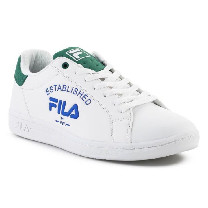 Vyriški sportbačiai su raišteliais FILA Crosscourt 2 NT Logo, balti