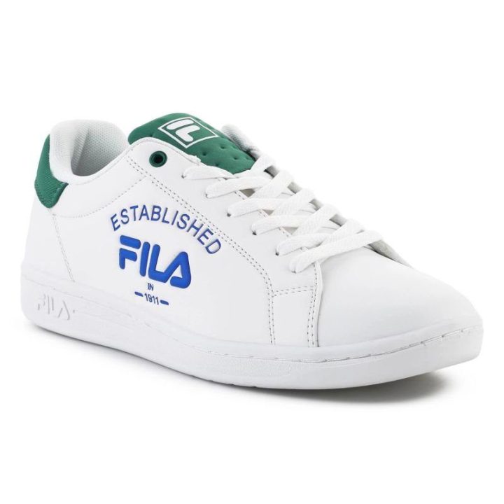 Vyriški sportbačiai su raišteliais FILA Crosscourt 2 NT Logo, balti