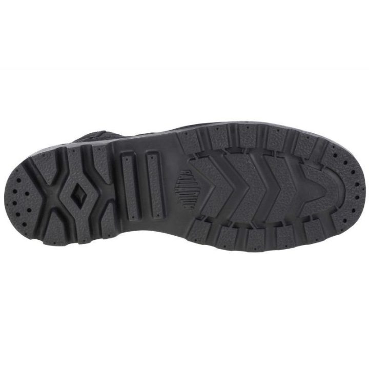 Uniseks sportbačiai aukštu auliuku Palladium Pampa Hi Army, juodi