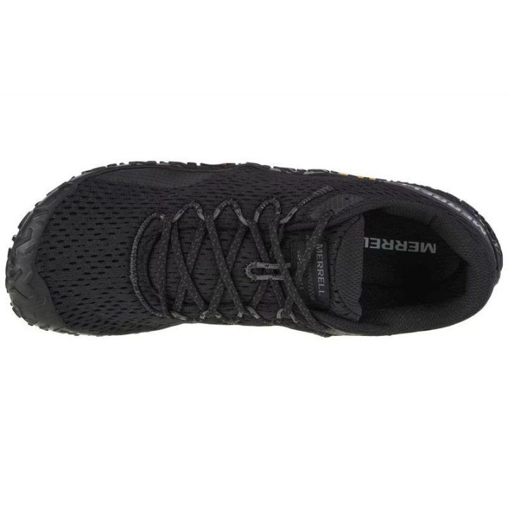 Vyriški žemo profilio bėgimo bateliai Merrell Vapor Glove 6, juodi