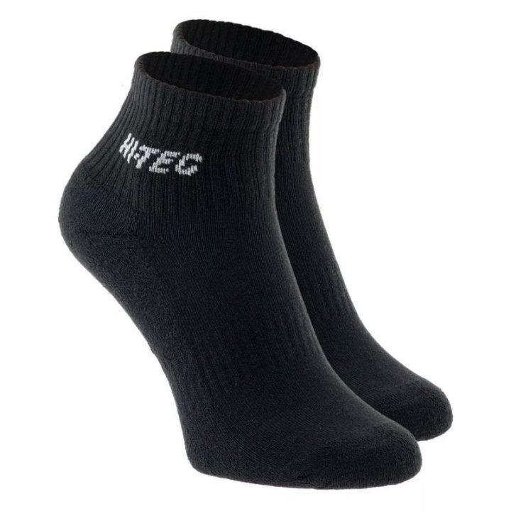 Vidutinio ilgio kojinės Hi-tec Quarro Pack II, juodos