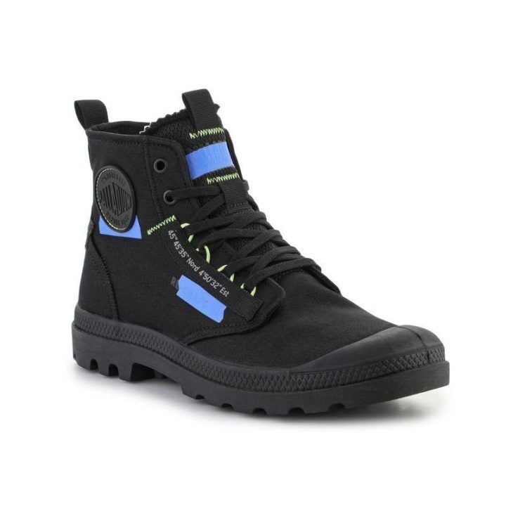 Uniseks aukšti sportbačiai Palladium Pampa HI Re-Craft, juodi