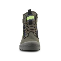 Uniseks sportbačiai aukštu auliuku Palladium Pampa HI Re-Craft, žali