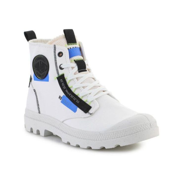 Uniseks aukšti sportbačiai Palladium Pampa HI Re-Craft, balti