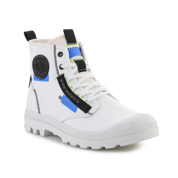 Uniseks aukšti sportbačiai Palladium Pampa HI Re-Craft, balti