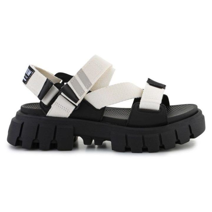 Moteriškos basutės su platforma Palladium Revolt Sandal, tamsiai chaki